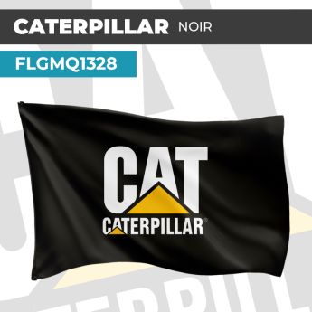 Drapeau CATERPILLAR NOIR | Pavillon | Marque du Bâtiment