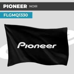 Drapeau PIONEER NOIR | Pavillon | Marque Électronique