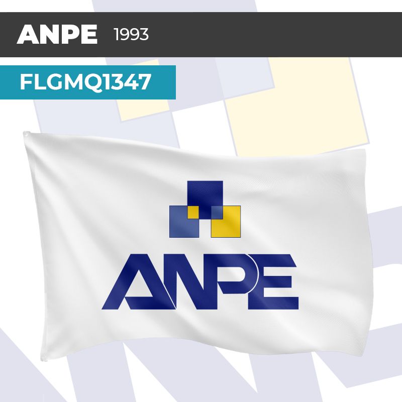 Drapeau ANPE 1993 | Pavillon | Marque Vintage