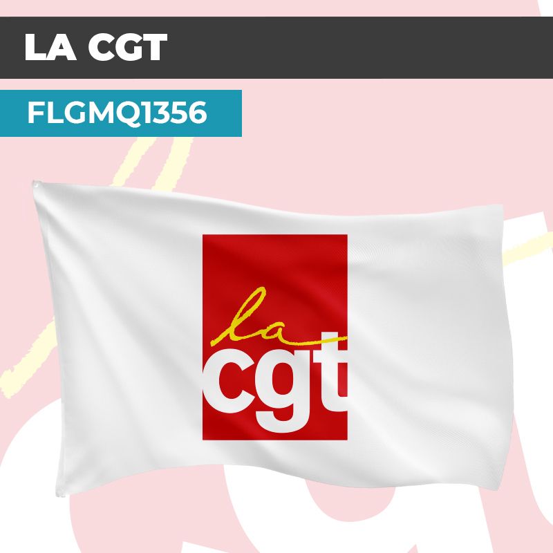 Drapeau LA CGT | Pavillon | Marque Syndicat