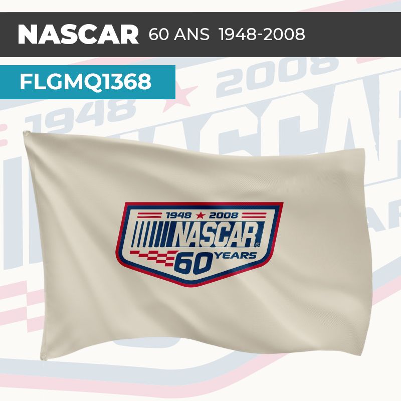 Drapeau NASCAR 50 ANS - 1948-2008 | Pavillon | Marque Association automobile