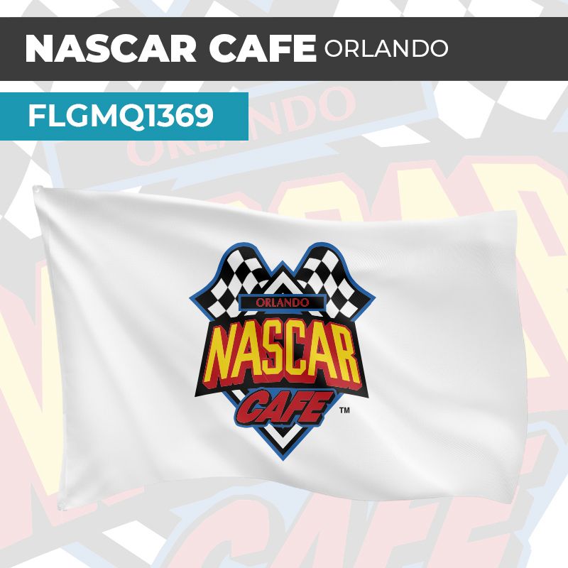 Drapeau NASCAR CAFÉ ORLANDO | Pavillon | Marque Association automobile