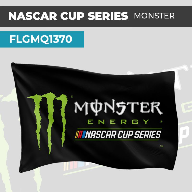 Drapeau NASCAR CUP SERIES MONSTER | Pavillon | Marque Association automobile
