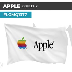 Drapeau APPLE COULEUR | Pavillon | Marque Informatique