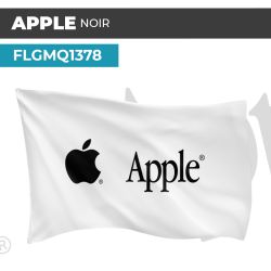 Drapeau APPLE NOIR | Pavillon | Marque Informatique