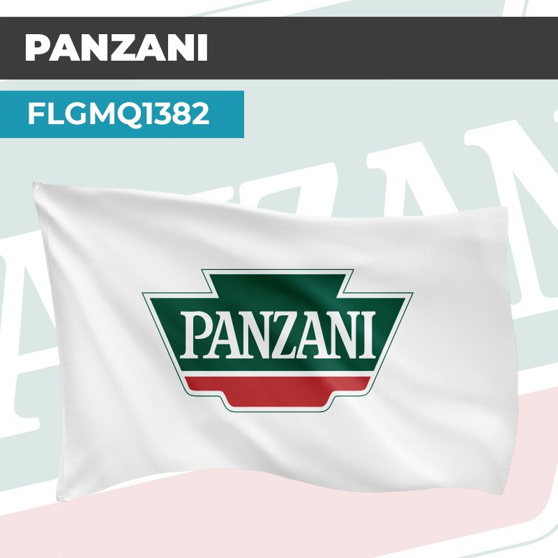Drapeau PANZANI | Pavillon | Marque Alimentaire Vintage
