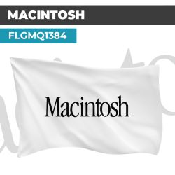 Drapeau MACINTOSH | Pavillon | Marque Informatique Vintage