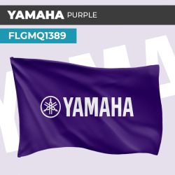 Drapeau YAMAHA VIOLET | Pavillon | Marque Deux-roues