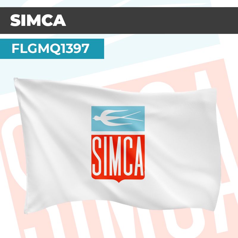 Drapeau SIMCA | Pavillon | Marque Automobile