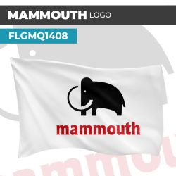 Drapeau MAMMOUTH LOGO | Pavillon | Marque Supermarché Vintage