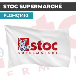 Drapeau STOC SUPERMARCHÉ | Pavillon | Marque Supermarché Vintage