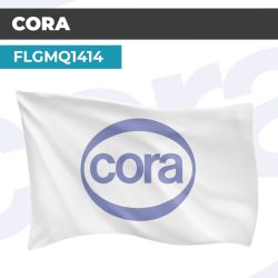 Drapeau CORA PASTEL | Pavillon | Marque Supermarché Vintage