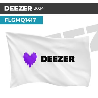 Drapeau DEEZER 2024 | Pavillon | Marque Streaming
