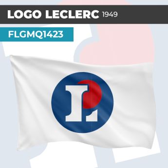 Drapeau LOGO LECLERC 1949 | Pavillon | Marque Supermarché Vintage