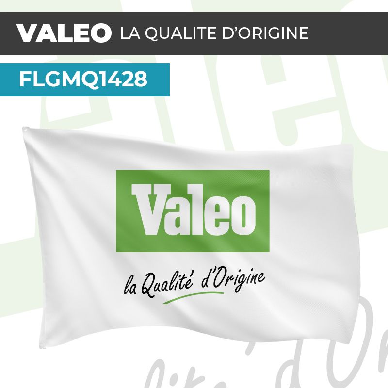 Drapeau VALEO LA QUALITÉ D'ORIGINE | Pavillon | Marque Automobile