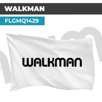 Drapeau WALKMAN | Pavillon | Marque Équipement Audio