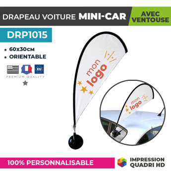 Mini drapeau voiture personnalisable MINI-CAR