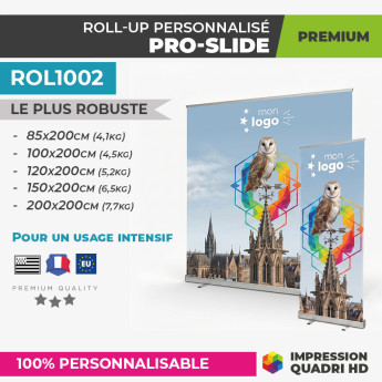 Roll-up personnalisé PRO-SLIDE | Premium