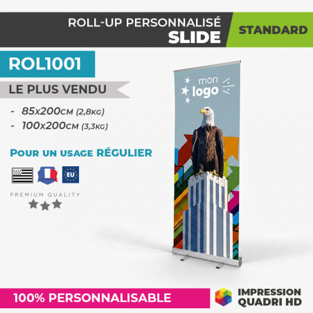 Roll-up personnalisé SLIDE...