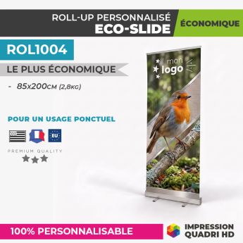 Roll-up personnalisé ECO-SLIDE | Économique