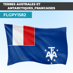 Drapeau TERRES AUSTRALES ET...