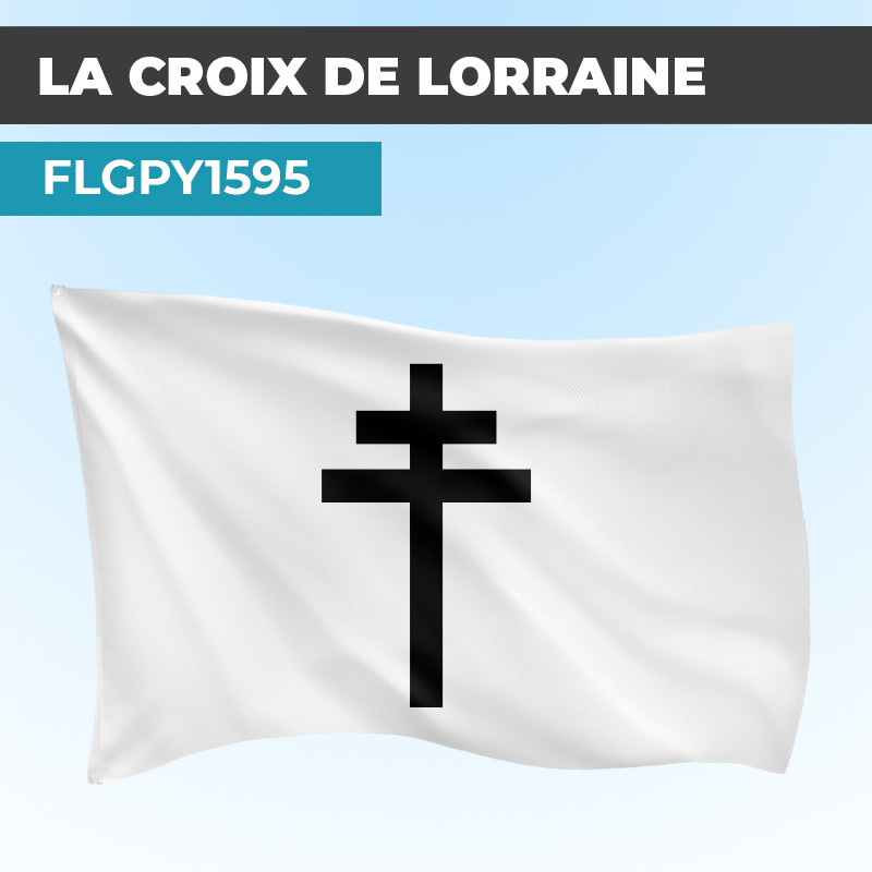 Drapeau FRANCE LIBRE | La Croix de Lorraine | Drapeau Historique