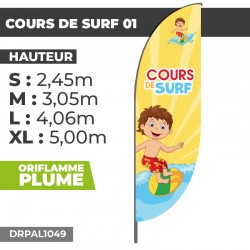 Oriflamme COURS DE SURF 01