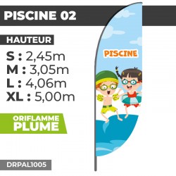 Oriflamme PISCINE 02