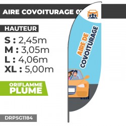 Oriflamme AIRE COVOITURAGE 01