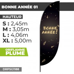 Oriflamme BONNE ANNÉE 01