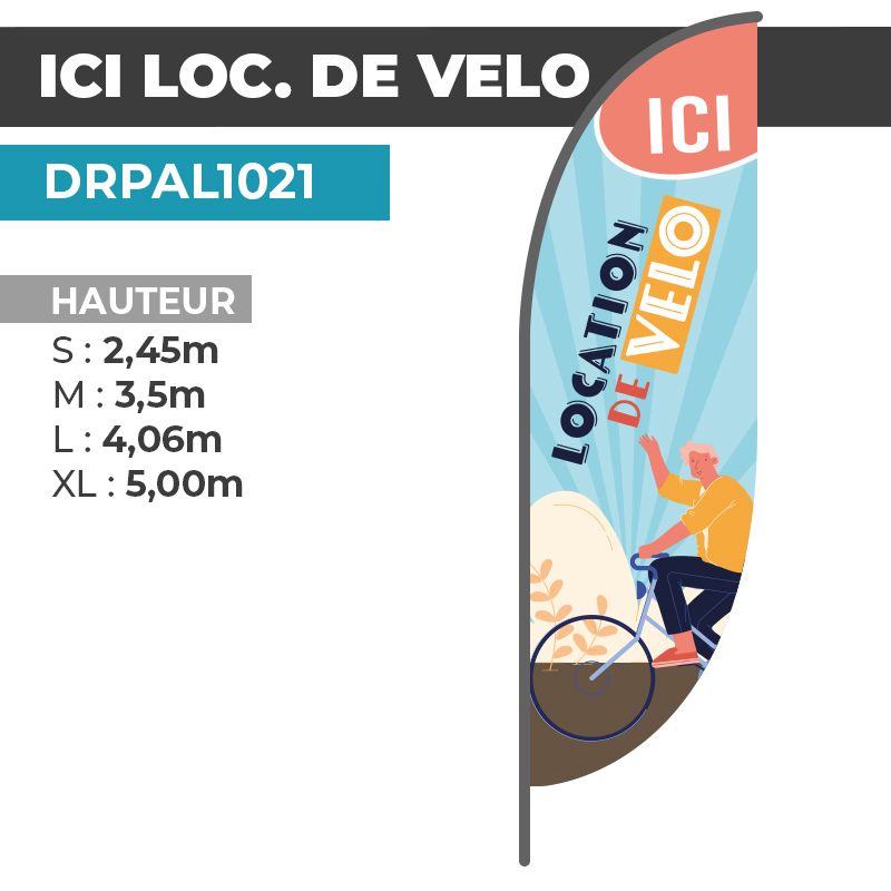 Drapeau ICI LOCATION DE VELO