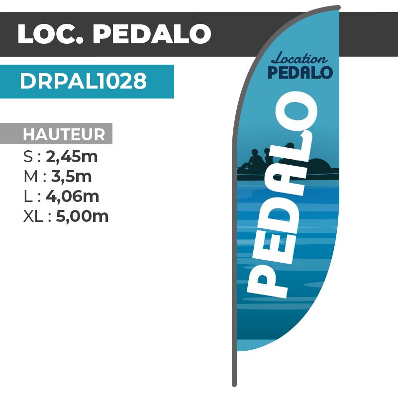 Drapeau LOCATION PEDALO