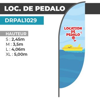 Drapeau LOCATION DE PEDALO