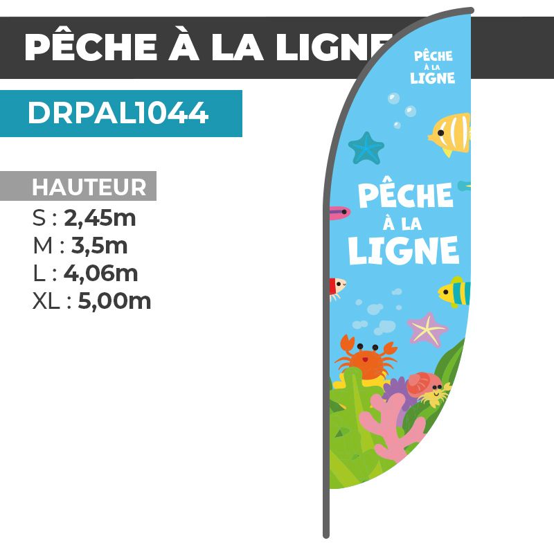 Drapeau PÊCHE À LA LIGNE