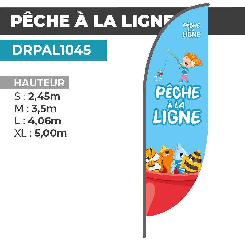 Drapeau PÊCHE À LA LIGNE