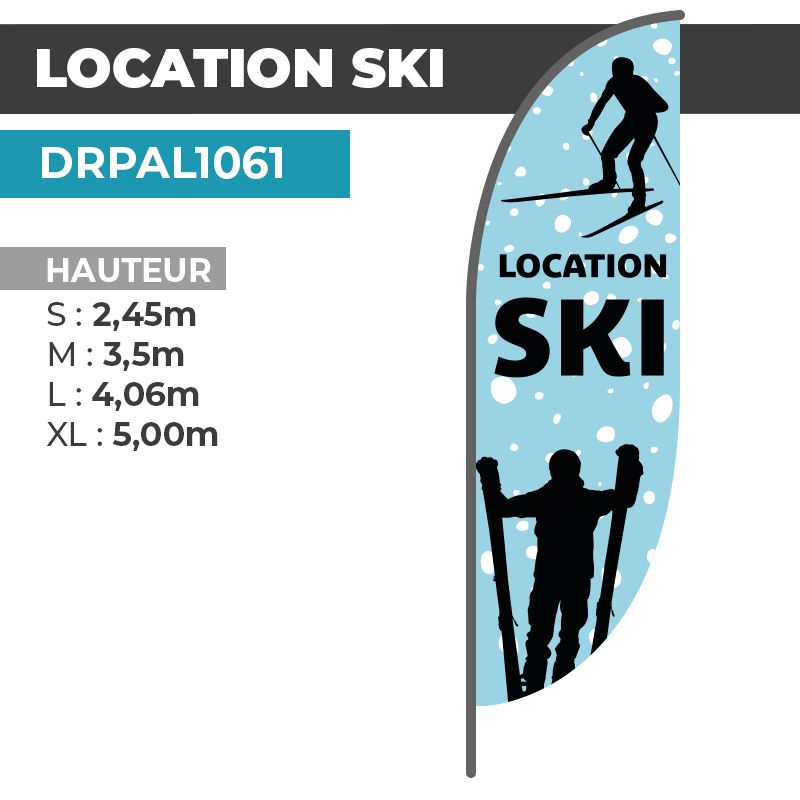Drapeau LOCATION SKI