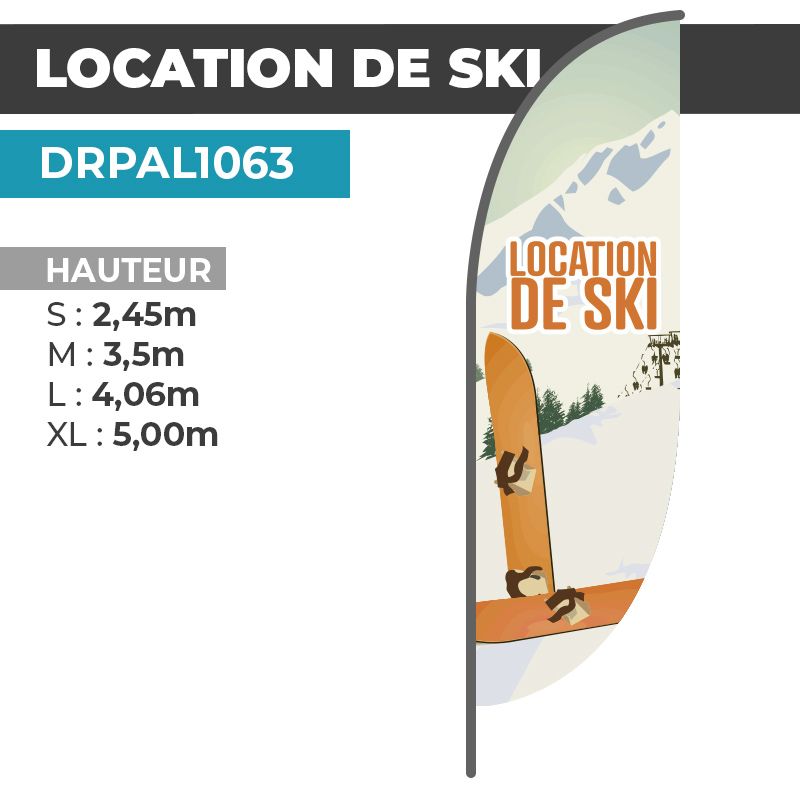 Drapeau LOCATION DE SKI