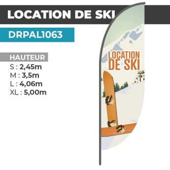 Drapeau LOCATION DE SKI