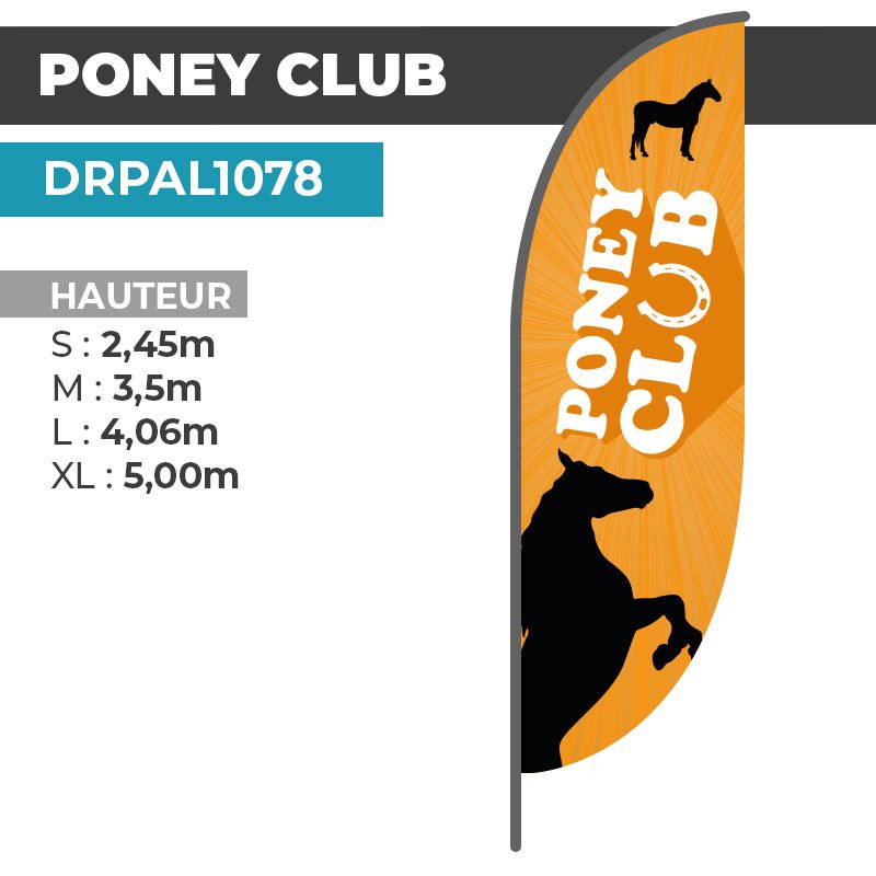 Drapeau PONEY-CLUB