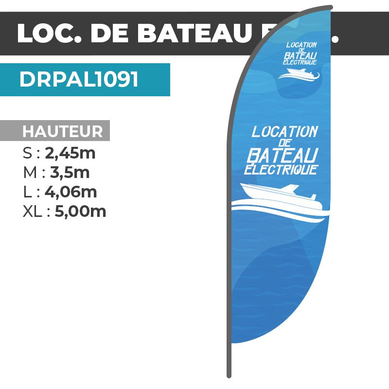Drapeau LOCATION DE BATEAU ELECTRIQUE