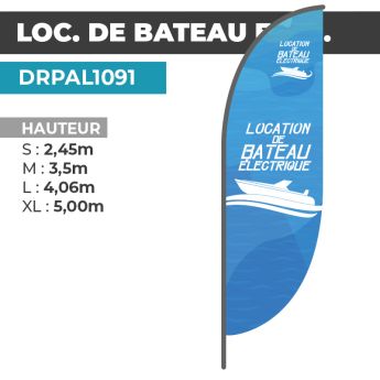 Drapeau LOCATION DE BATEAU ELECTRIQUE