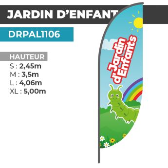 Drapeau JARDIN D'ENFANTS