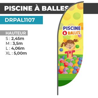 Drapeau PISCINE À BALLES