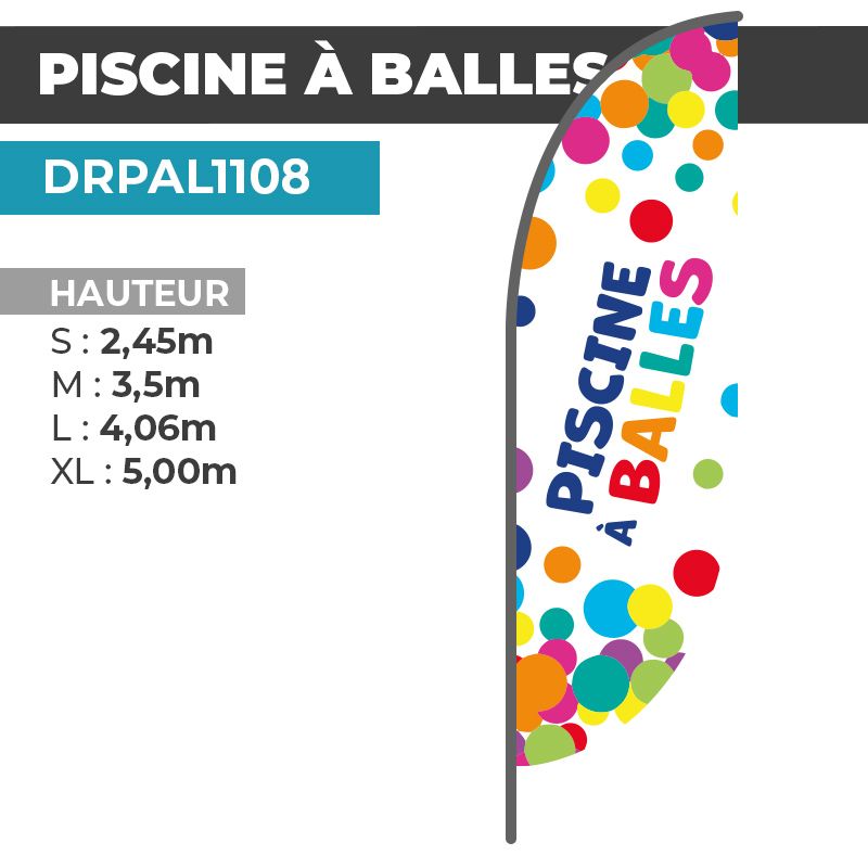 Drapeau PISCINE À BALLES