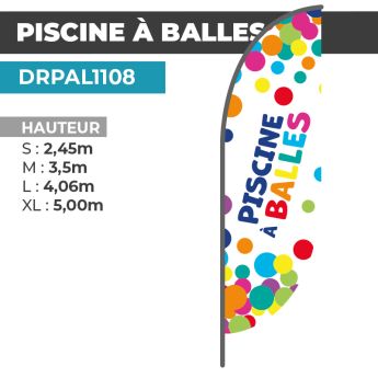 Drapeau PISCINE À BALLES