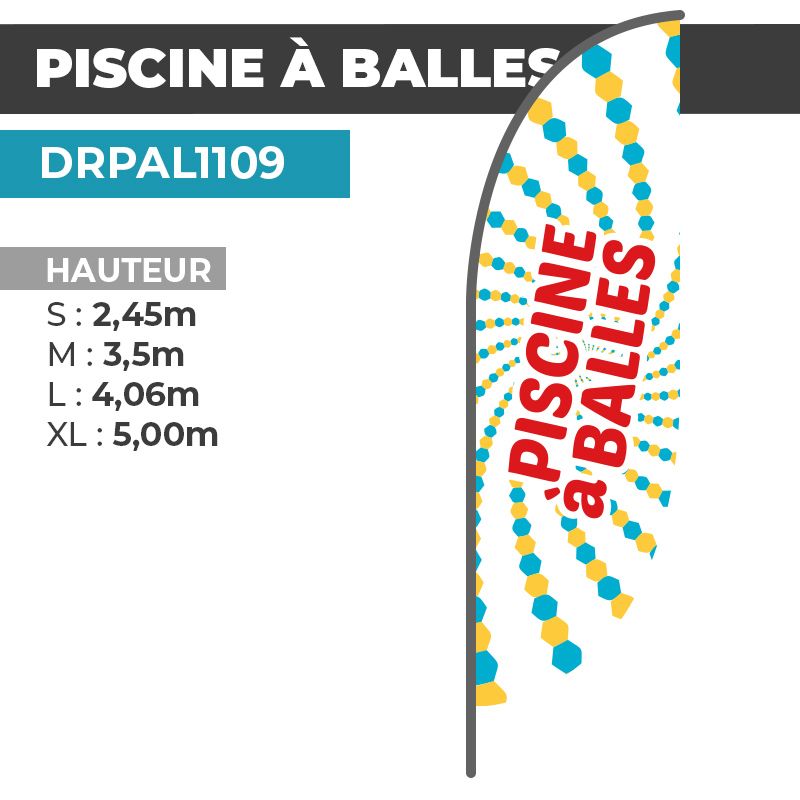 Drapeau PISCINE À BALLES