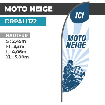 Drapeau MOTO NEIGE