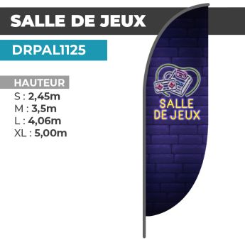 Drapeau SALLE DE JEUX 