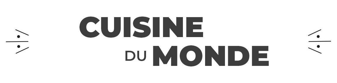 Drapeau publicitaire Cuisine du Monde – Oriflamme spécialité culinaire