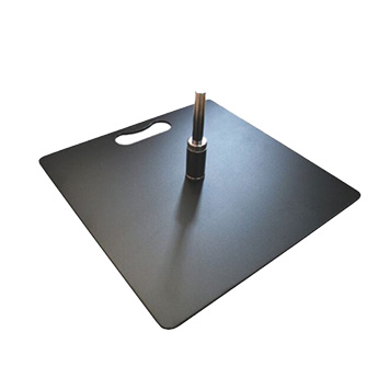 Pied platine métal 7 kg pour oriflamme DP07